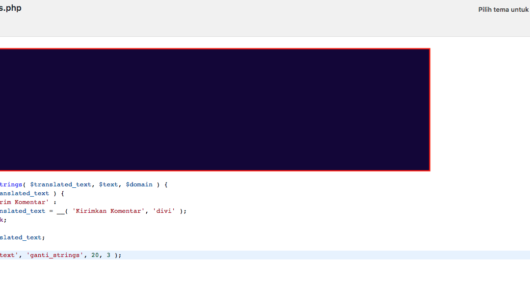 Mengganti Text Pada WordPress dengan GetText